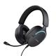 Trust Gaming GXT 490 Fayzo Gaming Headset USB 7.1 Surround Sound, 50mm Treiber, 85% Recyclingkunststoff, Mikrofon mit Geräuschunterdrückung, RGB Over-Ear Kopfhörer für PC PS5 - Schwarz