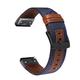 CZKE Quick release Leather Watch Band Strap For Garmin Fenix 6 6X Pro Easy Fit Strap For Garmin Fenix 3 3HR 5X 5 Plus 6 Pro bracelet (Color : Blue, Size : 26mm Fenix 5X 6X Pro)