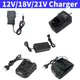 Chargeur universel pour perceuse électrique batterie de tournevis Makita Dewalt prise EU US UK