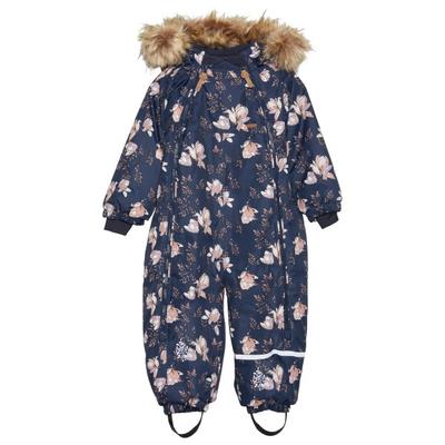 Minymo - Kid's Snow Suit AOP - Overall Gr 92 blau