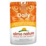 Almo Nature Daily 24 x 70 g umido gatto - Mix 1: Pollo e Salmone, Pollo e Manzo, Tonno e Salmone