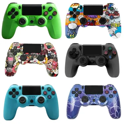 Wireless Bluetooth Gamepad for PS4 Controller Fit for PS4/Slim/Pro Console PS4 PC Joystick PS3