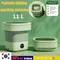 6L 11L Folding Portable Washing Machine Big Capacity with Spin Dryer Bucket for Clothes Travel Home