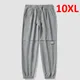 10XL 9XL Plus Size Pants Men Jogger Sweatpants Male Stretch Pants Fashion Casual Trousers Big Size