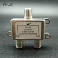 2 Ways TV Satellite Splitter 5-2500MHz Satellite TV Signal Receiver Designed Sat Coaxial Diplexer