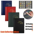 60/120/240Pockets Album For Coins Collection Book Home Decoration Photo Album Coin Album Holders