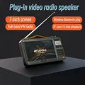 Multifunctional Wireless Bluetooth Speakers FM/MW/SW Radio for Home Elderly Full Band LED HD Screen
