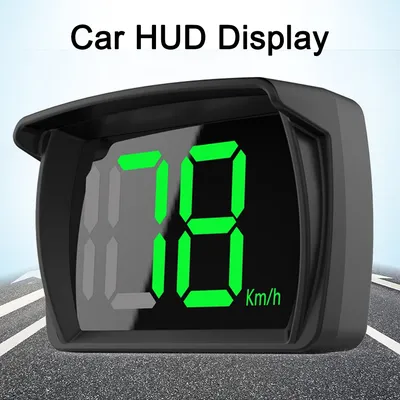 Universal Auto Head-Up-Display GPS mph km/h Hud Digital Tacho Head-Up-Display große Schrift Geschwindigkeit Echtzeit-Display für alle Autos Image