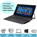 Neue 64-Bit 11 6 Zoll 4GB 64GB Windows 10 Tablet PC Intel Celeron N3350 HDMI-kompatible 1920x1080