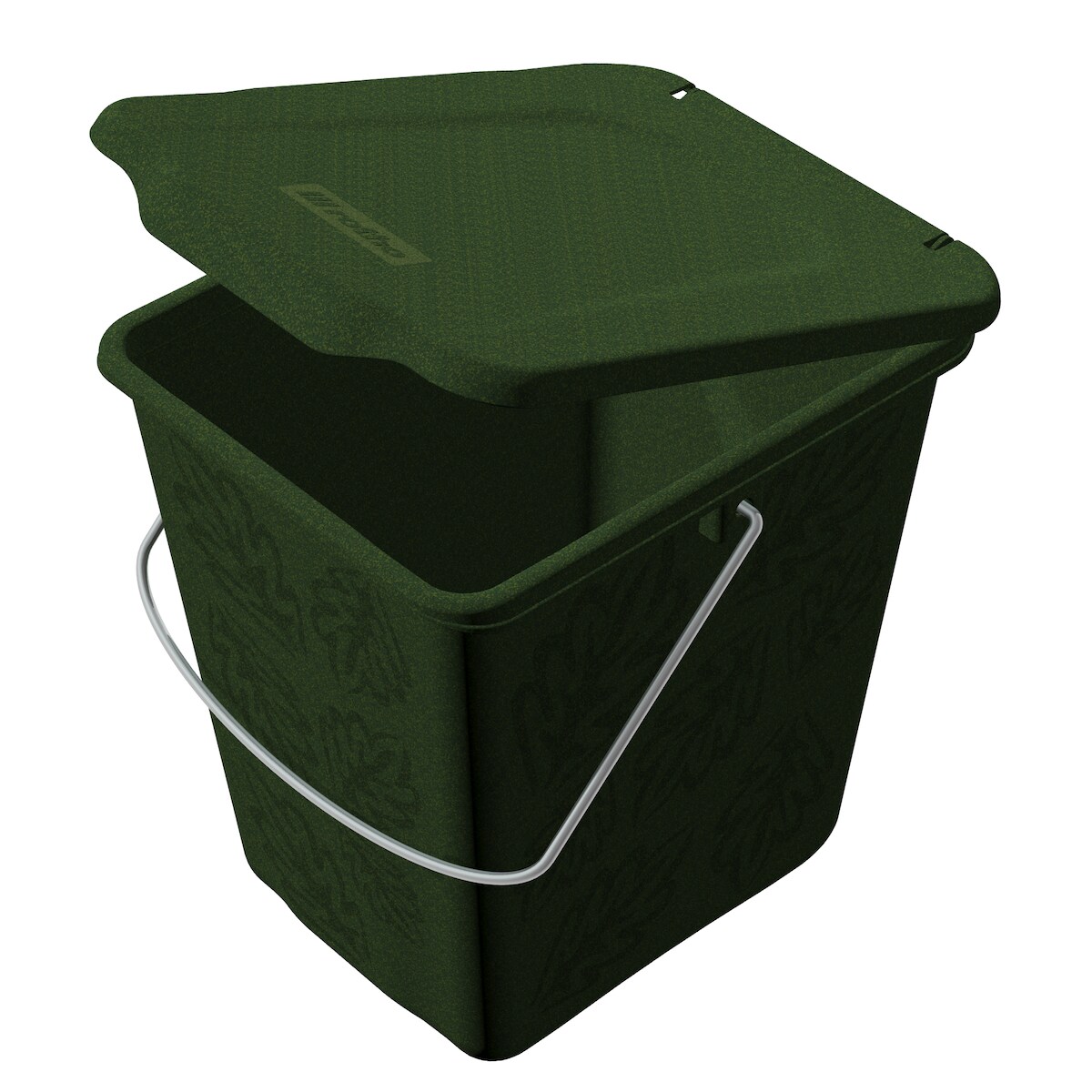 Rotho Abfalleimer Greenline, 7 Liter, VB 113214, Grün Komposter Standardmülleimer