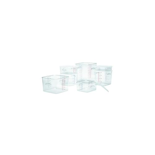Platzsparender Behälter 20,8 Liter, Rubbermaid, VB 044041, Transparent