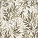 Taupe & White Watercolor Leaves Peel and Stick Wallpaper