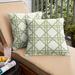 Humble + Haute Sunbrella Bamboo Graphic Indoor/Outdoor Corded Square Pillows (Set of 2)