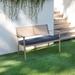 Humble + Haute Sunbrella Textured Indigo Indoor/Outdoor Corded Bench Cushion