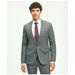 Brooks Brothers Men's Explorer Collection Classic Fit Wool Plaid Suit Jacket | Grey | Size 40 Long