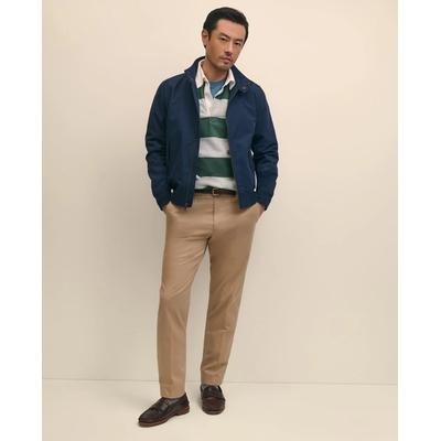 Brooks Brothers Men's Slim Fit Stretch Cotton Advantage Chino Pants | Dark Khaki | Size 42 32
