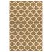 Modern Quatrefoil Camel Indoor 6x9 Area Rug by Blue Nile Mills