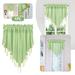 Pgeraug Curtains Solid Color Finished Curtain Curtain Drapery 51X24 Bedroom Home Decor Triangle Curtain Curtain Screen Kitchen Short Curtain Curtain Multicolor