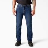 Dickies Men's Flex Regular Fit 5-Pocket Jeans - Medium Denim Wash Size 34 30 (DD605)