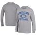 Men's Champion Gray Kent State Golden Flashes Football Jersey Long Sleeve T-Shirt