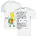 Unisex Freeze Max Bart Simpson White The Simpsons Sketch T-Shirt