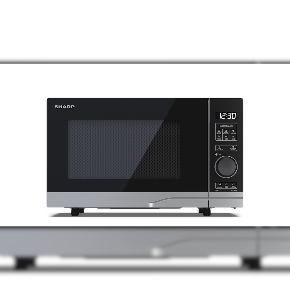 Sharp Mikrowelle 20L Semi-Digital Silber YC-PS204AE-S Image