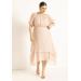 Plus Size Women's Tiered Ruffle Maxi Dress by ELOQUII in Rose Smoke (Size 18)