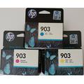 HP 903 Original Ink Cartridges Officejet 6950, Officejet Pro 6960 6970 Cyan/Magenta/Yellow