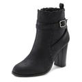 High-Heel-Stiefelette LASCANA Gr. 35, schwarz Damen Schuhe Stiefelette High Heel Reißverschlussstiefeletten