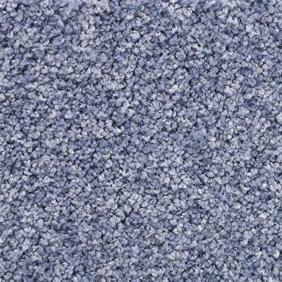 VORWERK Teppichboden "Veloursteppich Passion 1055" Teppiche Gr. B/L: 500 cm x 450 cm, 7,6 mm, 1 St., blau Teppichboden