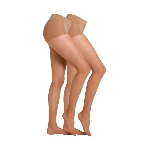 "Feinstrumpfhose CAMANO ""Strumpfhose 2er Pack"" Gr. 38/40, beige (make up) Damen Strumpfhosen Feinstrumpfhosen"