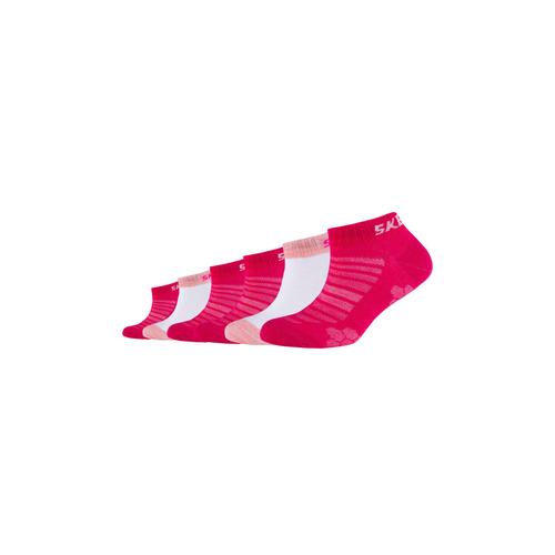 „Sneakersocken SKECHERS „“Sneakersocken 6er Pack““ Gr. 27/30, pink (pink glow mix) Kinder Socken“