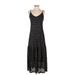 Eri + Ali Casual Dress: Black Dresses - Women's Size Small