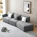 Gray Sectional - Latitude Run® 3 - Piece Upholstered Sectional Polyester | 32.28 H x 120 W x 33.07 D in | Wayfair EA41735CA34E4710AC7E748D581B7461