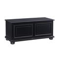 Alcott Hill® Chapman Solid Wood Blanket Storage Chest Solid Wood + Manufactured Wood in Black | Wayfair BF5EE4D569484E6CAA1C923273DE52EC