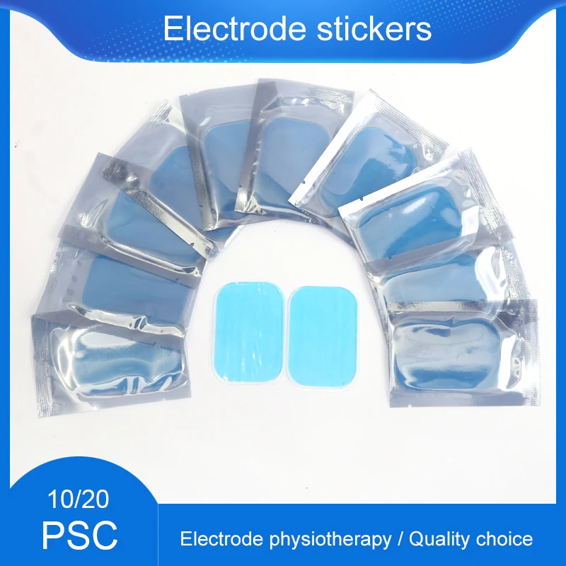 Coussinets de Gel de Fitness EMS ABS 4x6cm, stimulateur musculaire, Patch de Gel de remplacement, accessoires de Fitness, masseur d