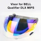 Lentille de visière de casque de moto casque intégral lentille de placage pour BELL Qualifier DLX