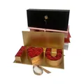 Ruban Bow Fleur Boîte-cadeau Lettre en carton "Je t'aime" Carton d'emballage en forme pour la fête