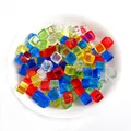 50Pcs Mini Dice 10MM Centimeter Cubes Montessori Educational Toys Math Board Game Accessories Juegos