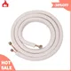 3Meter Air Conditioner Pair Coil Tube 1/4In 3/8In Insulated Copper Wire Set Air Conditioner Parts