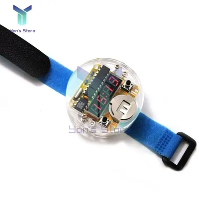 Digital Watch Electronic Clock DIY Kit Single-chip LED Digital Electronic Watches Clock Module LED