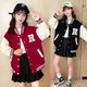 Teenager-Mädchen Baseball-Jacken für 5-14 Jahre alte Teenager Kleidung Kinder Sport Oberbekleidung