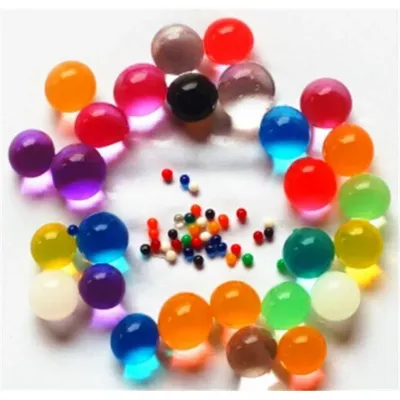 200 teile/los mehrfarbige Kristall boden Schlamm Hydro gel Gel Kinder Kinder Spielzeug Wasser perlen