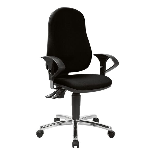 Topstar Büro-Drehstuhl »Point 60« Fußkreuz Stahl verchromt schwarz