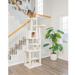 Classic Real Wood Cat Tree In Ivory, Jackson Galaxy Approved, Six Levels With Playhouse and Rope SwIng - Ivory