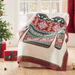 Greenland Home Fashions Holiday-Themed Quilted Cotton Novelty Throw