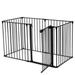 6 Panel Metal Gate Baby Pet Fence Safe Playpen Barrier - 150" x 29.5"