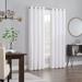 Eclipse Allira Velvet Room Darkening Grommet Noise Reduction Curtains (2 Panels)