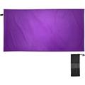 Bestwell Deep Purple Beach Towel Absorbent Quick Dry Sport Towel Oversized Lightweight Soft Bath Towel for Travel Sports Pool Swimming Bath Camping 31x71in