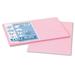 1PC Pacon Tru-Ray Construction Paper 76 lb Text Weight 12 x 18 Pink 50/Pack